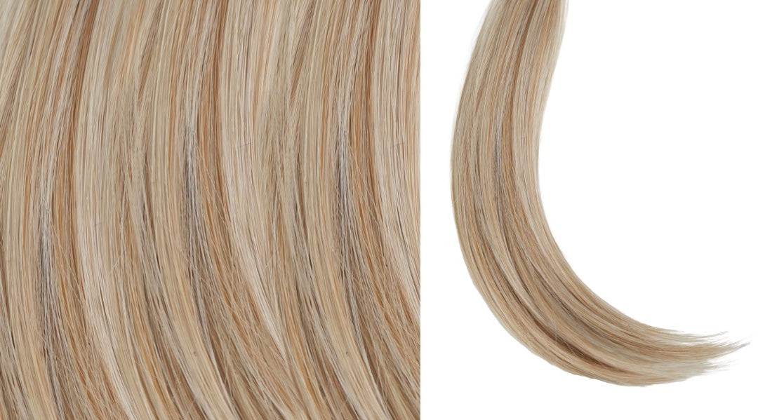 14/1001 Sunlit Blonde | Warm Light Blonde Blended with Platinum Silver Blonde