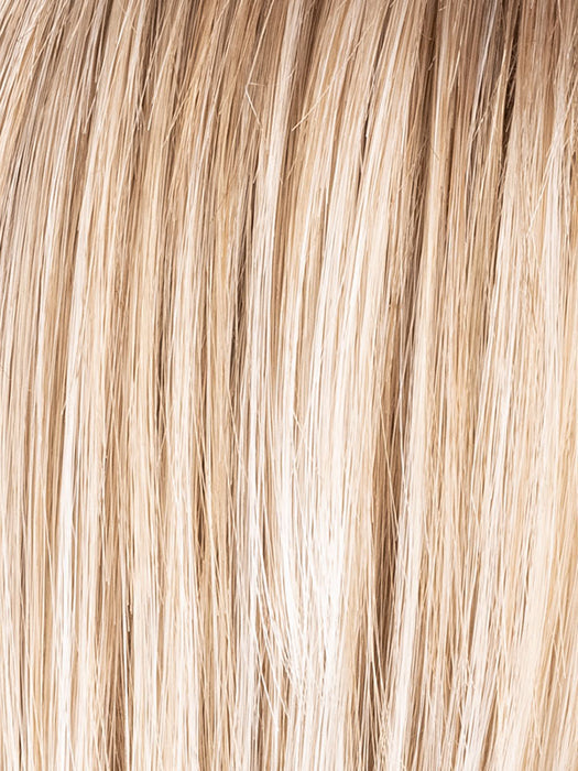 Champagne Rooted 23.24.16 | Light Beige Blonde, Medium Honey Blonde, and Platinum Blonde Blend with Dark Roots