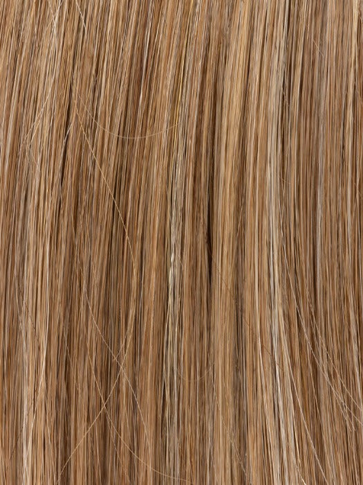 Light Bernstein Rooted 14.26.27 | Medium Ash Blonde, Light Golden Blonde, and Dark Strawberry Blonde with Shaded Roots