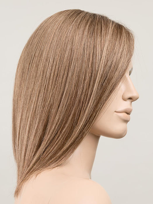 Nougat Rooted 12.10.20 | Lightest Brown And Light Brown With Light Strawberry Blonde Blend And Shaded Roots
