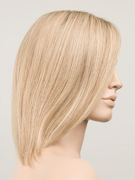 Sandy Blonde Rooted 16.22.20 | Medium Blonde, Light Neutral Blonde, And Light Strawberry Blonde Blend With Shaded Roots