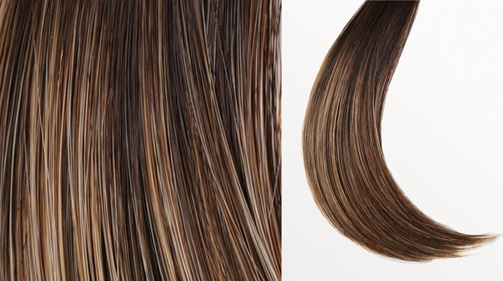 10/16/R8 Brondie | Light Brown Light Natural Blonde Highlights with Root