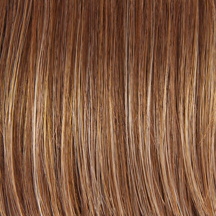 Chocolate Swirl | Medium Brown Blended with Medium Auburn and Dark Gold Blonde