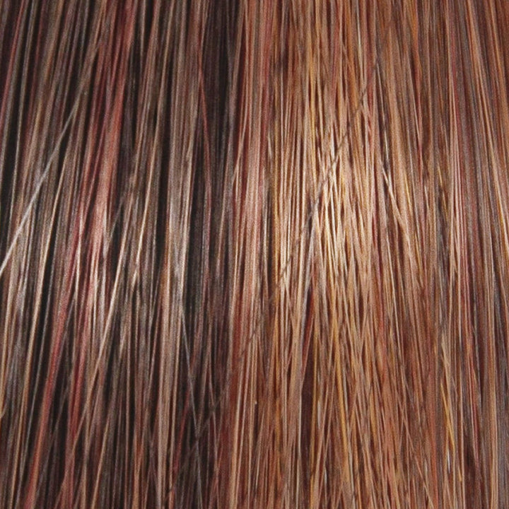 English Tea | Dark Brown with Bright Red and Strawberry Highlights