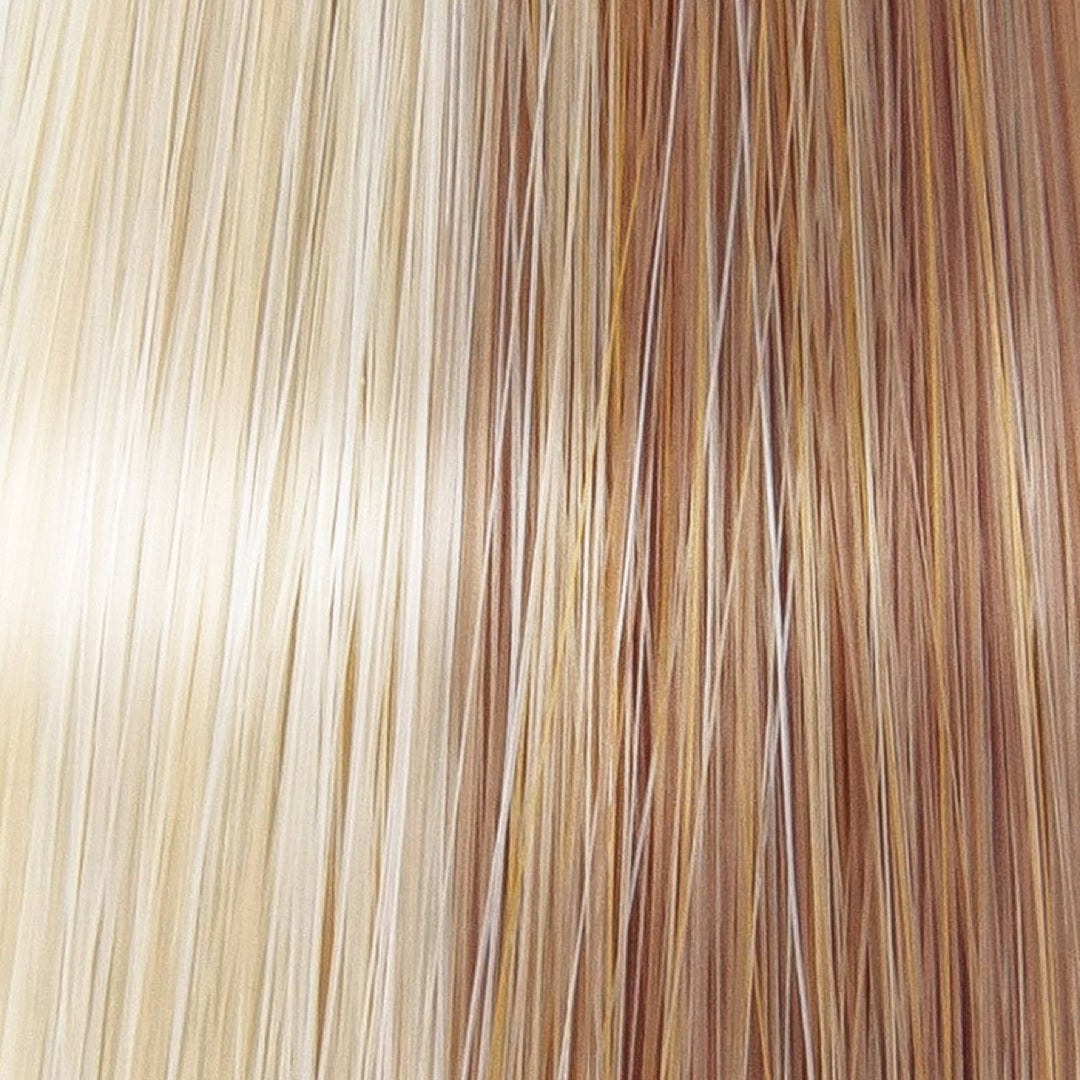 Mimosa | Light Red Brown With Dark Brown Roots and Pale Blonde Highlights