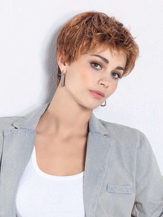 Safran Red Rooted 29.28.33 | Copper Red And Light Copper Red With Dark Auburn Blend And Shaded Roots