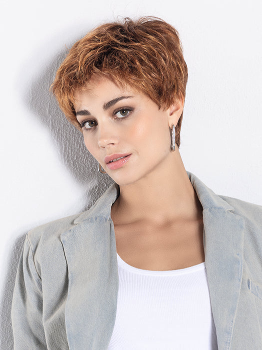 Safran Red Rooted 29.28.33 | Copper Red And Light Copper Red With Dark Auburn Blend And Shaded Roots