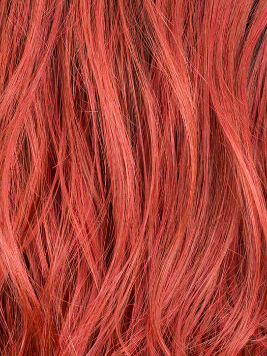 Firestorm Rooted 132.4 | Granat Red And Darkest Brown Blend With Shaded Roots