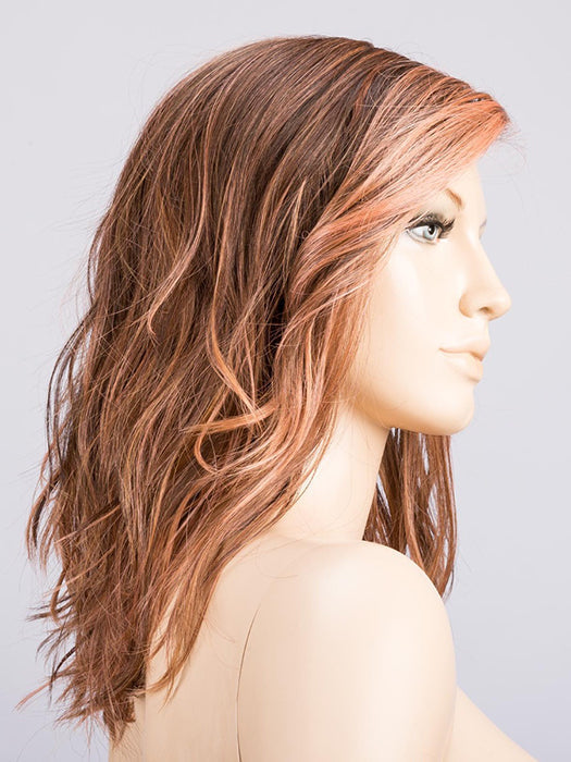 Rosewood Rooted | Medium Dark Brown Roots That Melt Into A Mixture Of Saddle Brown And Terra-Cotta Tones With Dark Roots