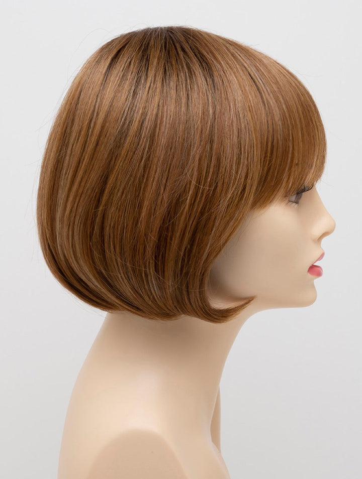 Golden Nutmeg | 27/26/23 R8 | 3-Tone blend of a Cinnamon Brown Base, Chocolate, Brown Roots, and Golden Blonde highlights