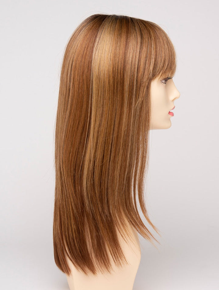 Golden Nutmeg | 27/26/23 R8 | 3-Tone blend of a Cinnamon Brown Base, Chocolate, Brown Roots, and Golden Blonde highlights