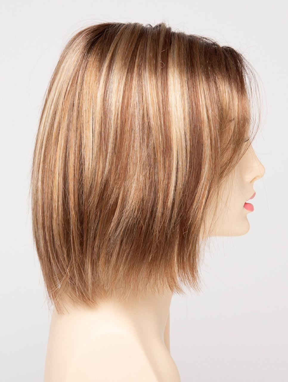 Golden Nutmeg | 27/26/23 R8 | 3-Tone blend of a Cinnamon Brown Base, Chocolate, Brown Roots, and Golden Blonde highlights
