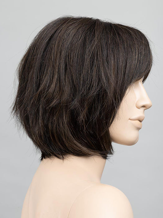 Coffee Brown Rooted 6.8.4 | Dark Brown And Medium Brown With Darkest Brown Blend And Shaded Roots