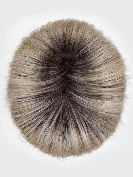 Pearl Blonde Rooted 101.20.25 | Pearl Platinum Blended With Light Strawberry Blonde And Lightest Golden Blonde With Shaded Roots