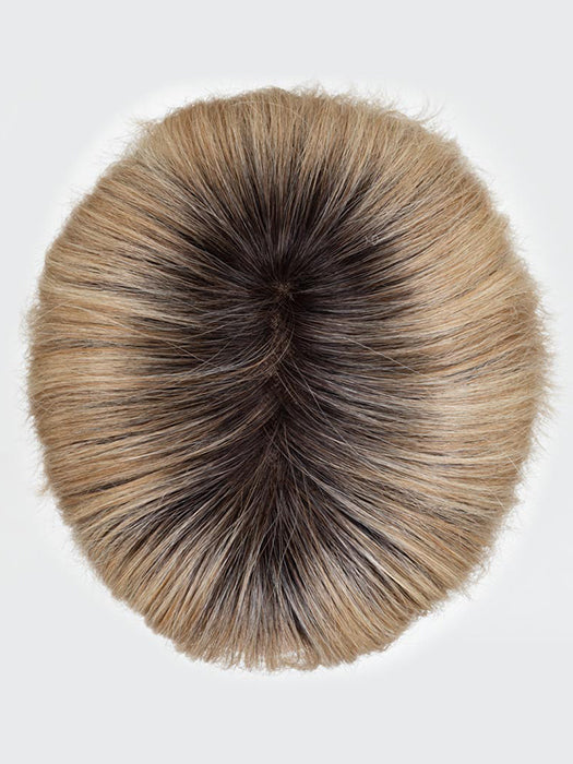 Sahara Beige Rooted 26.20.25 | Light Golden Blonde, Light Strawberry Blonde, And Lightest Golden Blonde Blend With Shaded Roots
