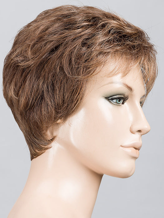 Mocca Rooted 8.30.9.20 | Medium Brown, Light Auburn and Medium Warm Brown with Light Strawberry Blonde Blend and Shaded Roots