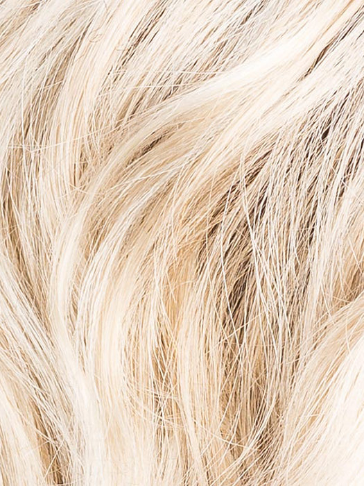 Touch in Champagne Rooted 22.25.16 | Light Neutral Blonde, Lightest Golden Blonde, and Medium Blonde blend with Dark Shaded Roots