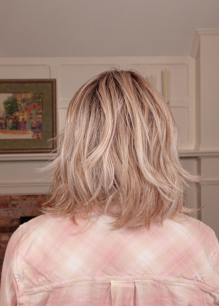 Frannie wearing Tribeca in Milkshake Blonde-R