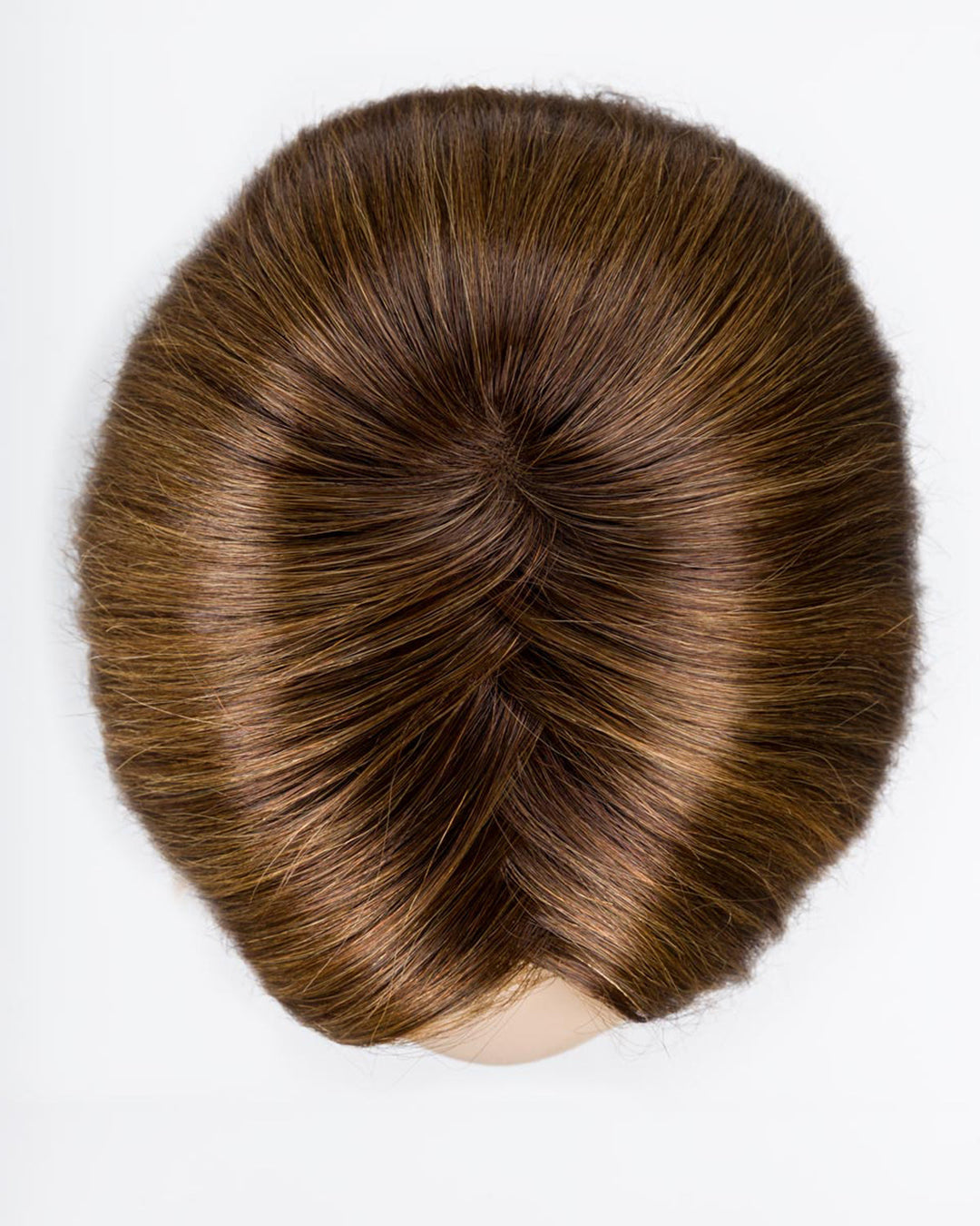 Mocca Rooted 830.12.27 | Medium Brown Blended With Light Auburn, Lightest Brown, And Dark Strawberry Blonde Blend With Shaded Roots