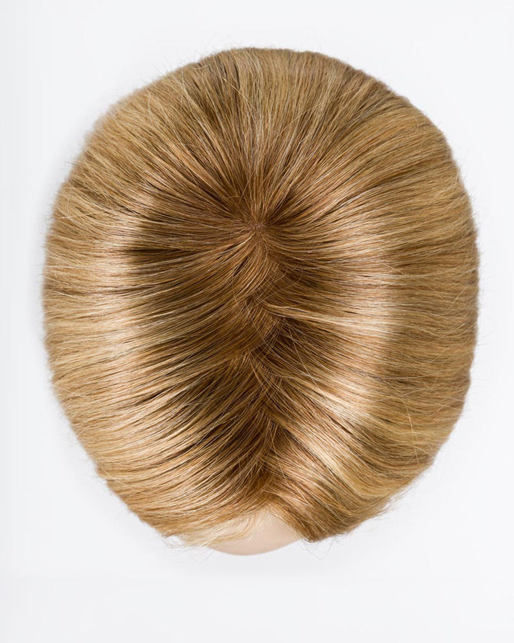Sandy Blonde Rooted 16.22.20 | Medium Blonde, Light Neutral Blonde, And Light Strawberry Blonde Blend With Shaded Roots
