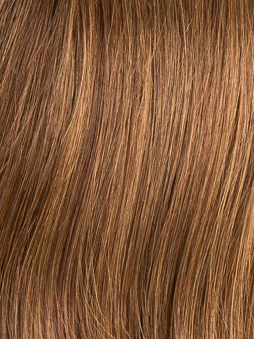 Mocca Rooted 830.12.27 | Medium Brown Blended with Light Auburn, Lightest Brown, and Dark Strawberry Blonde Blend with Shaded Roots