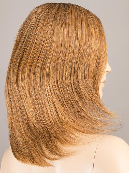 Soft Copper Rooted 31.27.30 | Light Reddish Auburn, Dark Strawberry Blonde, and Light Auburn Blend with Shaded Roots