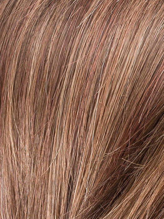 Hot Mocca Rooted 830.27.33 | Medium Brown, Light Auburn, Dark Strawberry Blonde, And Dark Auburn Blend With Shaded Roots