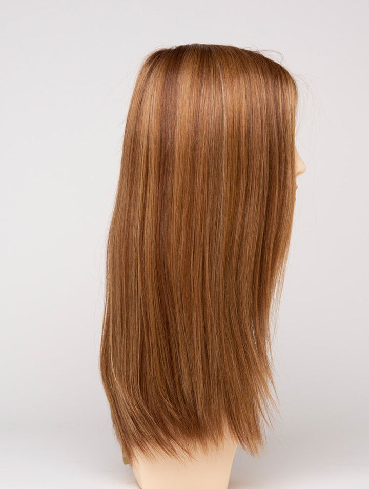 Golden Nutmeg | 27/26/23 R8 | 3-Tone blend of a Cinnamon Brown Base, Chocolate, Brown Roots, and Golden Blonde highlights