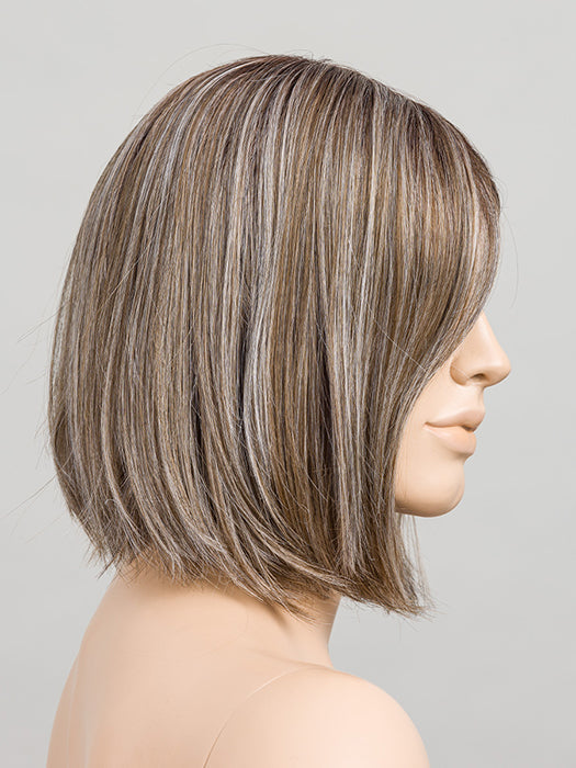 Smoke Frosted 38.36.60 | Light Brown And Medium Brown With Pearl White And Grey Blend With A Soft Matte Finish