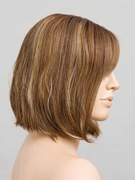 Tobacco Rooted 8.27.26 | Medium Brown, Dark Strawberry Blonde, And Light Golden Blonde Blend With Shaded Roots