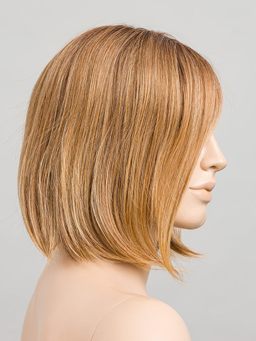 Toffee Blonde Rooted 27.31.20 | Dark Strawberry Blonde With Light Reddish Auburn And Light Strawberry Blonde Blend With Shaded Roots