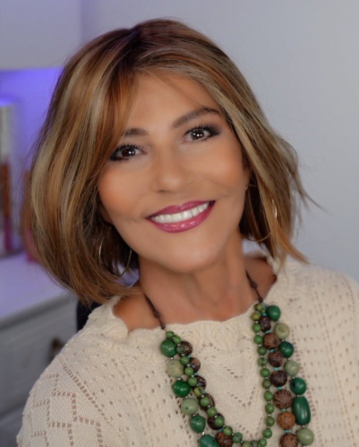 Marlene wearing Vivi in Tobacco Rooted