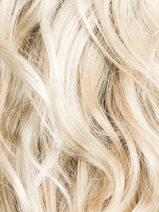 Pastel Blonde Rooted 25.23.26 | Pearl Platinum, Dark Ash Blonde, and Medium Honey Blonde mix with a Darker Root