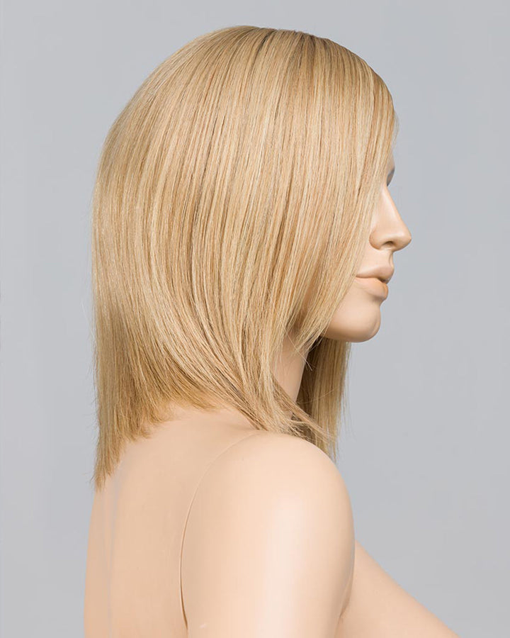 Sandy Blonde Rooted 16.22.20 | Medium Honey Blonde, Light Ash Blonde, and Lightest Reddish Brown Blend With Dark Roots