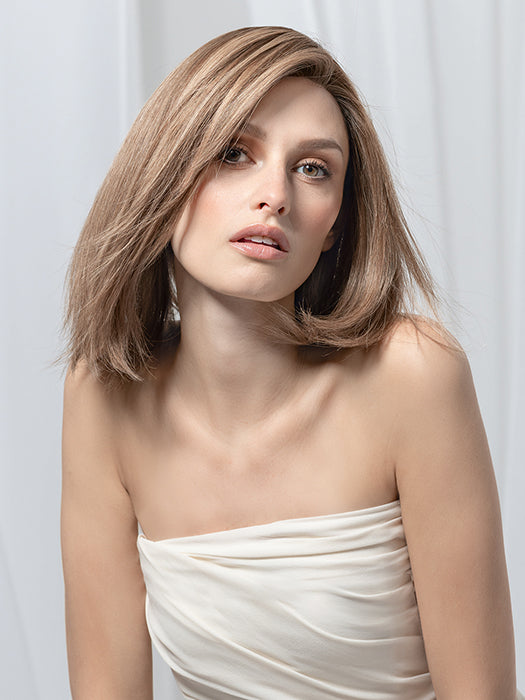 Nougat Rooted 12.10.20 | Lightest Brown and Light Brown With Light Strawberry Blonde Blend and Shaded Roots