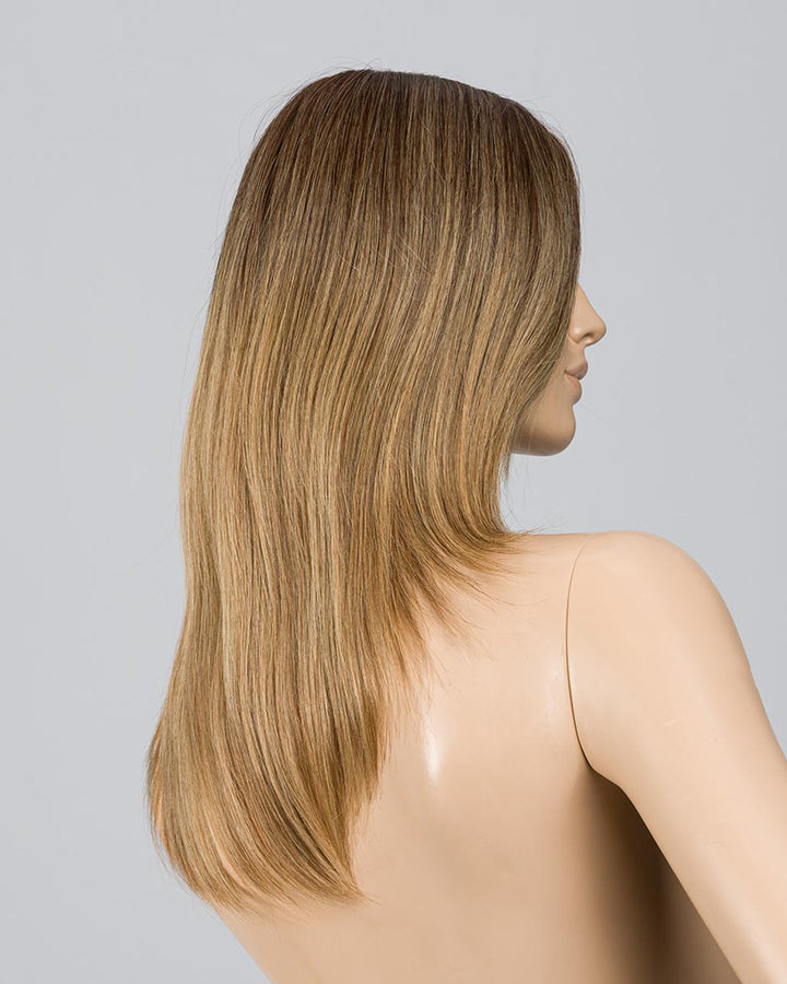 Bernstein Tipped 12.26.830 | Lightest Brown and Light Golden Blonde With Medium Brown Blended With Light Auburn Blend With Shaded Roots and Lighter Tipped Ends