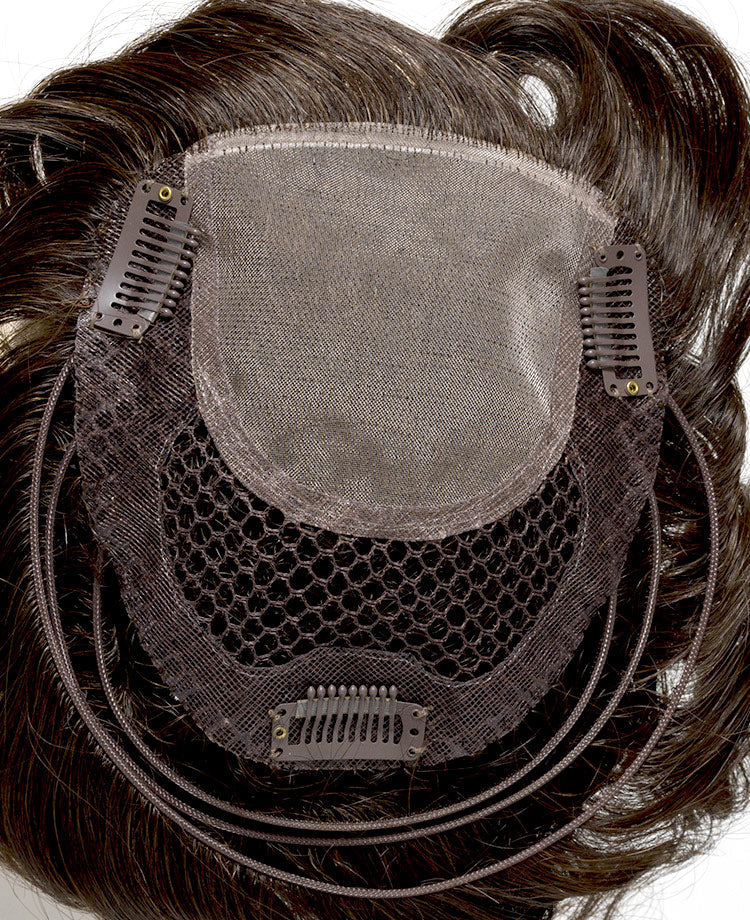 307B Miracle Top: Human Hair Piece construction