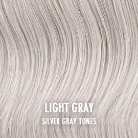 Twin Clip Soft Curl in Light Gray
