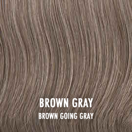 Pony Wavy in Brown Gray