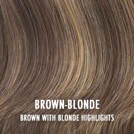 2 Piece Curl Extension 10" in Brown-Blonde