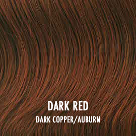 2 Piece Curl Extension 10" in Dark Red