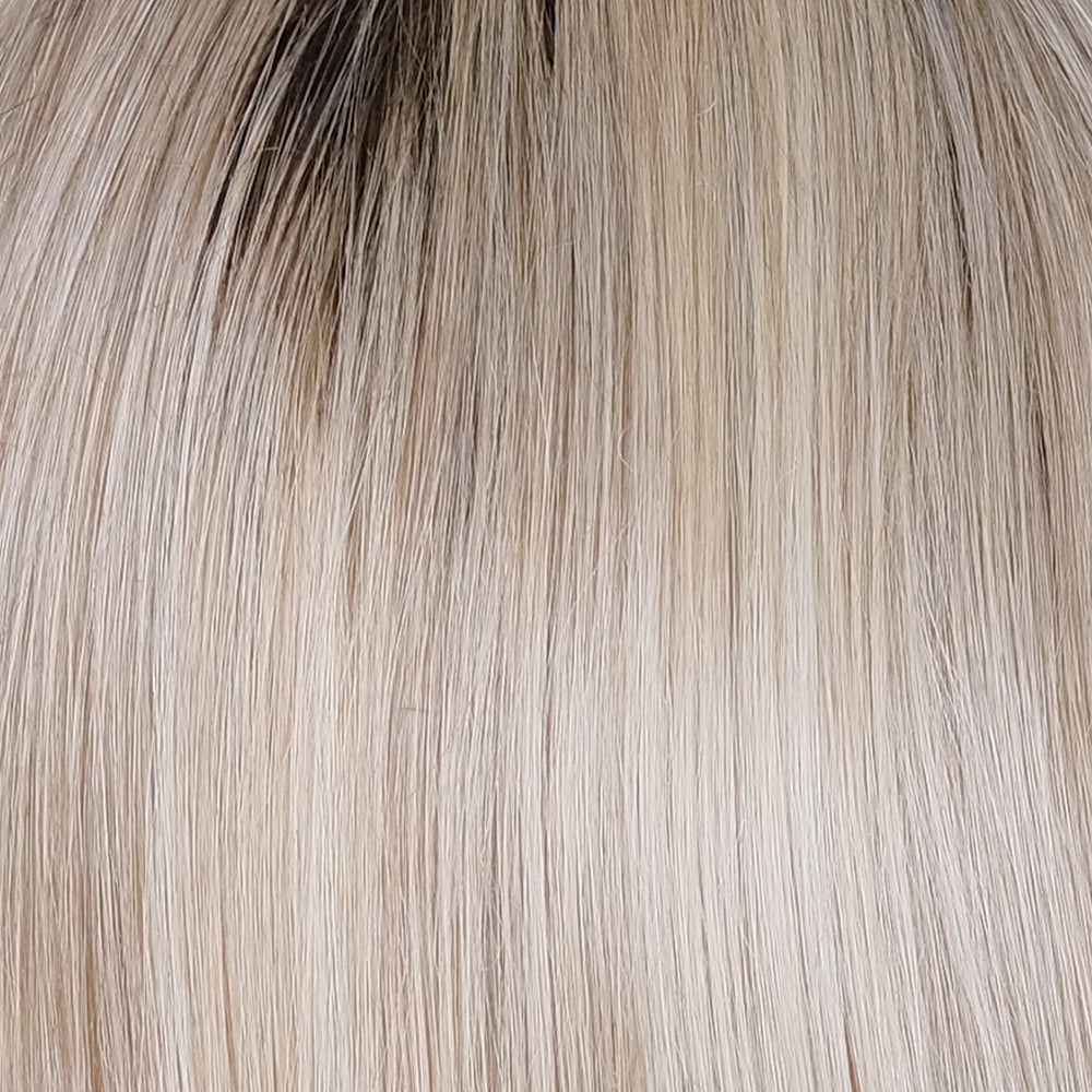 Lace Front Mono Top Bangs 19 in Rootbeer Float Blonde